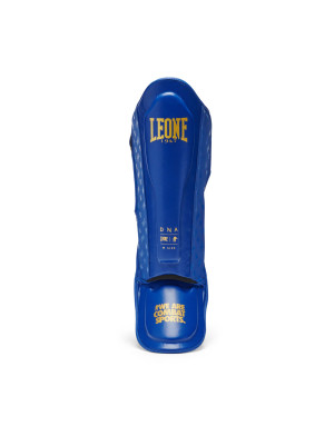 Leone 1947 DNA GEL Blue Shin Guards | Professional Muay Thai and MMA Protection