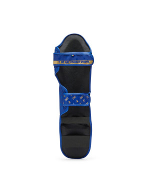 Leone 1947 DNA GEL Blue Shin Guards | Professional Muay Thai and MMA Protection