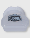 Protector bucal Buddha Vampire blanco. Compuesto por doble capa de gel y contiene su funda.