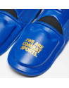 Leone 1947 DNA GEL Blue Shin Guards | Professional Muay Thai and MMA Protection