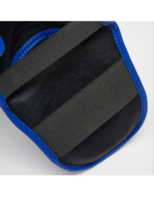Leone 1947 DNA GEL Blue Shin Guards | Professional Muay Thai and MMA Protection
