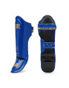 Leone 1947 DNA GEL Blue Shin Guards | Professional Muay Thai and MMA Protection