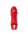 Espinilleras Leone 1947 DNA GEL Rojas | Protección Muay Thai y MMA