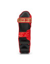 Leone 1947 DNA GEL Red Shin Guards | Muay Thai and MMA Protection