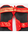 Espinilleras Leone 1947 DNA GEL Rojas | Protección Muay Thai y MMA