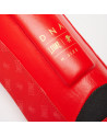 Leone 1947 DNA GEL Red Shin Guards | Muay Thai and MMA Protection