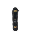 Leone 1947 DNA GEL Black Shin Guards | Professional Muay Thai Protection