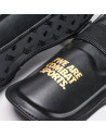 Leone 1947 DNA GEL Black Shin Guards | Professional Muay Thai Protection