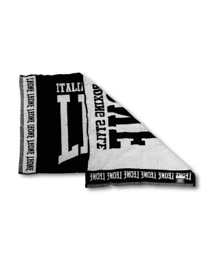 Leone 1947 Black Towel | Sports Towel for Boxing, MMA and the Gym