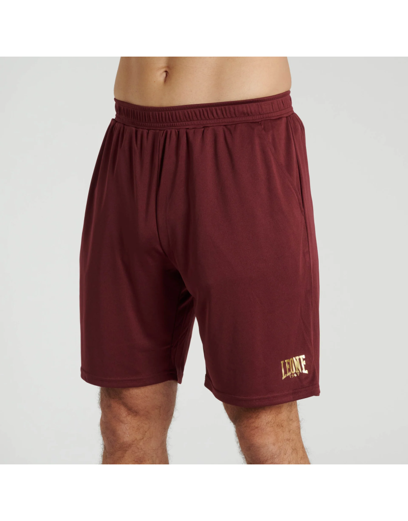 Pantalones Cortos Leone 1947 Premium Burdeos | Shorts Deportivos