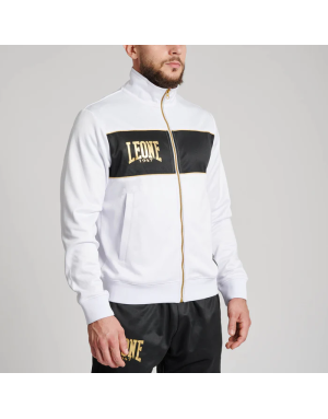 Leone 1947 Premium White Sweatshirt | Sports Gym Sweatshirt