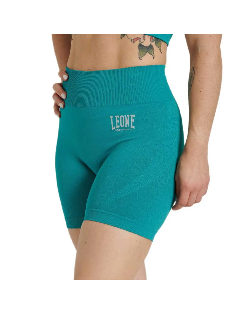 Leone 1947 Aqua Green Logo Women's Shorts | Sports Training Shorts