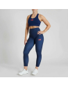 Leone 1947 Sports Top with WACS Logo in Navy Blue | Women's Sports Bra