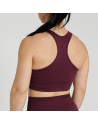 Leone 1947 Bordeaux Logo Women's Sports Top | Fitness Sports Bra