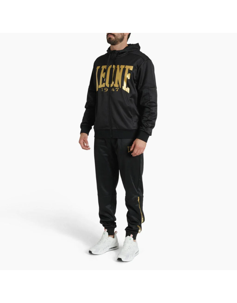 Chándal Leone 1947 DNA Negro/Dorado | Chándal Deportivo Deportes de Contacto