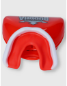 Protector bucal Buddha Vampire rojo. Ajuste adecuado, con doble capa de gel y contiene su funda.