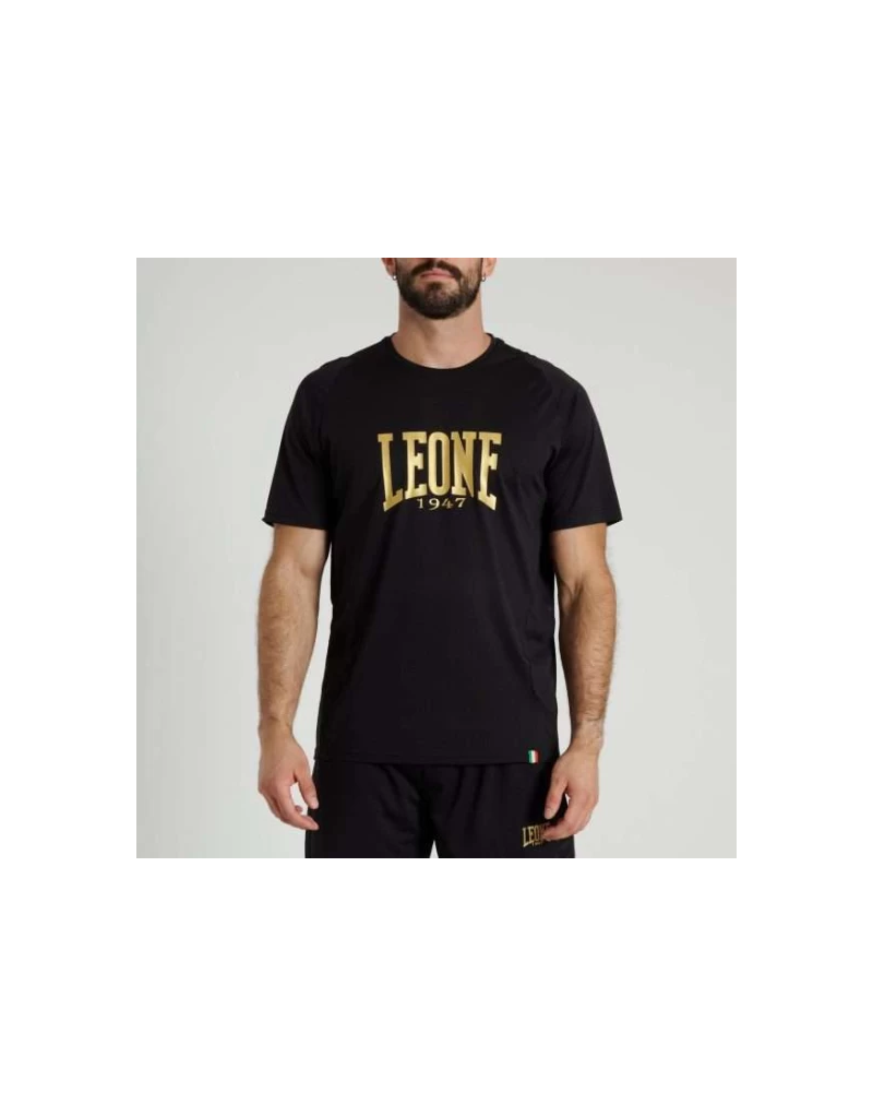 Leone 1947 DNA Premium Black T-shirt | Technical T-shirt for Contact Sports