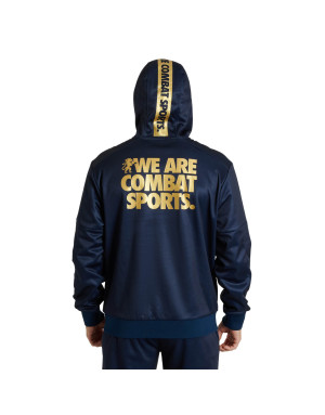 Leone 1947 DNA Navy Blue Hooded Sweatshirt | Sports Sweatshirt