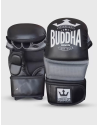 Guantes Epic MMA Buddha Negro/Gris. Serie GS-3 con gel, microfibra premium y ventilación mejorada. Entrenamientos y competición.