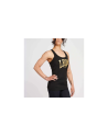Camiseta sin Mangas Leone 1947 DNA Negra Mujer | Fitness