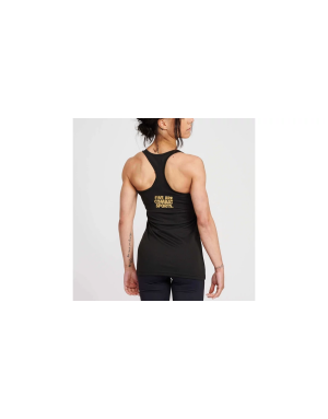 Camiseta sin Mangas Leone 1947 DNA Negra Mujer | Fitness