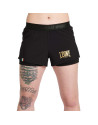 Short Leone 1947 Mujer DNA Negro | Pantalón Corto Fitness