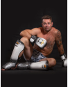 Espinilleras Buddha Titanium Blancas | Muay Thai y Kick Boxing