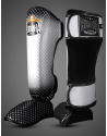 White Buddha Titanium Shin Guards | Muay Thai and Kickboxing