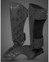 Buddha Epic Matte Black Shin Guards | Muay Thai and Kickboxing