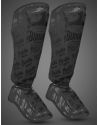 Buddha Epic Matte Black Shin Guards | Muay Thai and Kickboxing