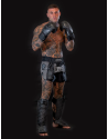 Buddha Epic Matte Black Shin Guards | Muay Thai and Kickboxing