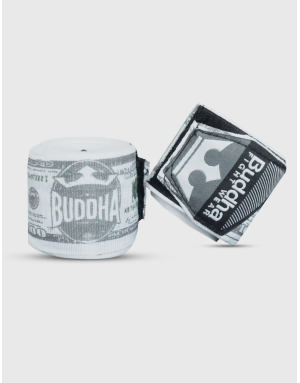 Buddha Red 4.5M Semi-Elastic Boxing Bandages | Il Coliseum