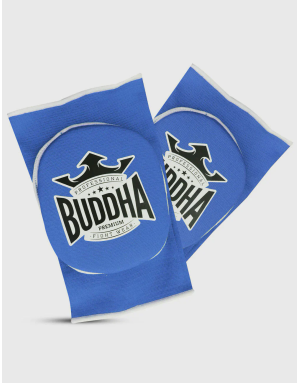 Buddha Muay Thai-Kickboxing Knee Pads Blue