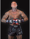 Buddha Kanok Black Muay Thai Shorts | Retro Kickboxing Shorts