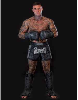 Guantes de Boxeo Top Premium Negro Mate Buddha. Diseño elegante y gran protección, espuma GS-3. Ideal para tus entrenamientos.