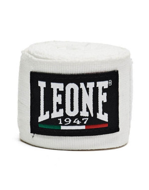 Leone 1947 White Boxing Bandages, 3.5m | Protection and Support