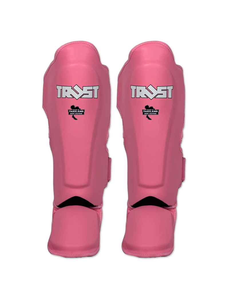 Espinilleras Trust Icon Rosa | Estilo y Protección Pro