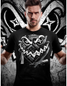 Black Creepy Buddha Cotton T-shirt | Martial Arts T-shirt