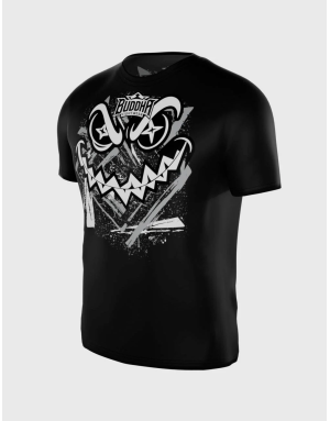 Black Creepy Buddha Cotton T-shirt | Martial Arts T-shirt