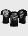 Black Creepy Buddha Cotton T-shirt | Martial Arts T-shirt