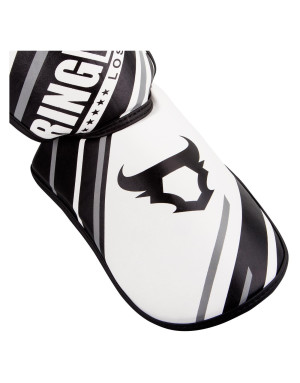 Espinilleras Ringhorns Nitro Blancas | Protección Avanzada MMA