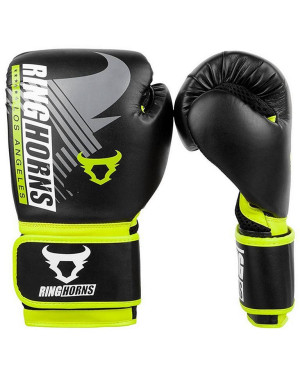 Ringhorns Charger MX Boxing Gloves – Black and Yellow | MMA