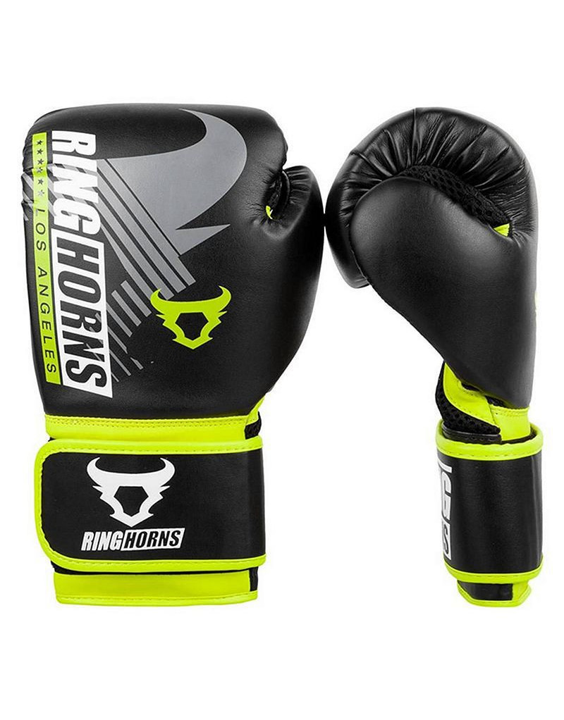 Guantes de Boxeo Ringhorns Charger MX Negro Amarillo | MMA
