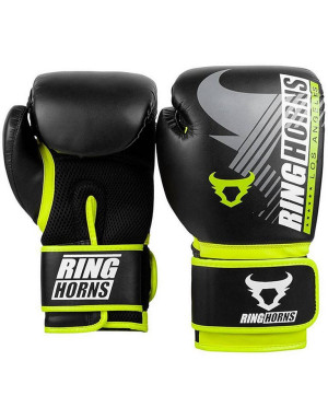 Guantes de Boxeo Ringhorns Charger MX Negro Amarillo | MMA