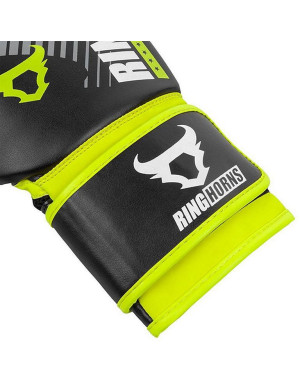 Guantes de Boxeo Ringhorns Charger MX Negro Amarillo | MMA
