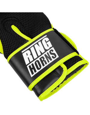 Guantes de Boxeo Ringhorns Charger MX Negro Amarillo | MMA