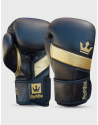Epic Black Leather Boxing Gloves. Ergonomic design, GS-4 padding and double Velcro fastening for maximum protection.