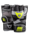 Guantillas de MMA Ringhorns Charger Negras-Amarillo Neon
