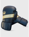 Epic Black Leather Boxing Gloves. Ergonomic design, GS-4 padding and double Velcro fastening for maximum protection.