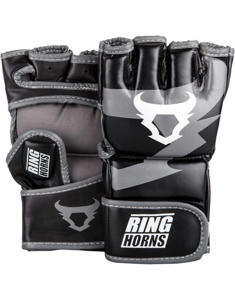 Ringhorns Charger Black MMA Gloves | MMA and Self-Defence